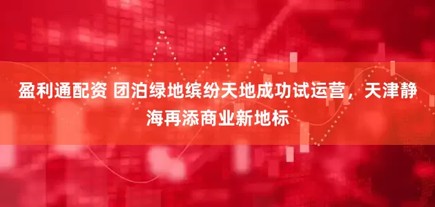 盈利通配资 团泊绿地缤纷天地成功试运营，天津静海再添商业新地标