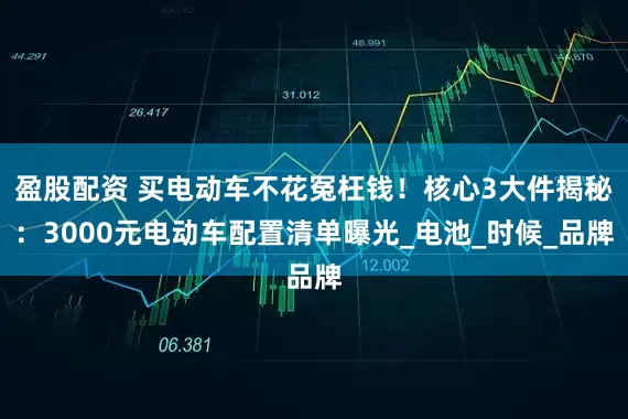 盈股配资 买电动车不花冤枉钱！核心3大件揭秘：3000元电动车配置清单曝光_电池_时候_品牌