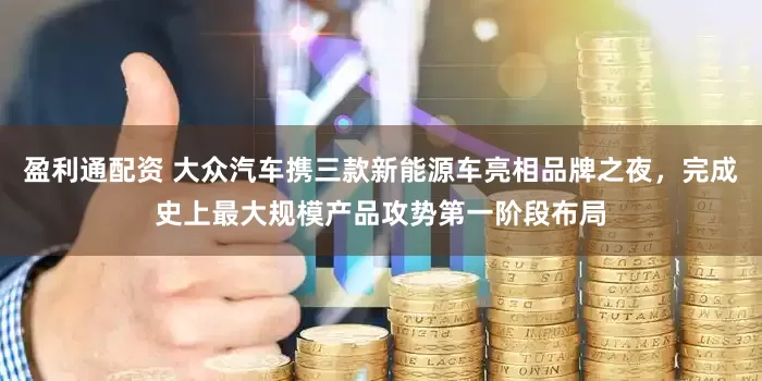盈利通配资 大众汽车携三款新能源车亮相品牌之夜,完成史上最大规模产品攻势第一阶段布局
